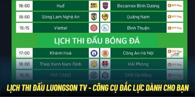 Nhiều tính năng, công cụ hữu ích dành cho khách hàng tại Luongsontv