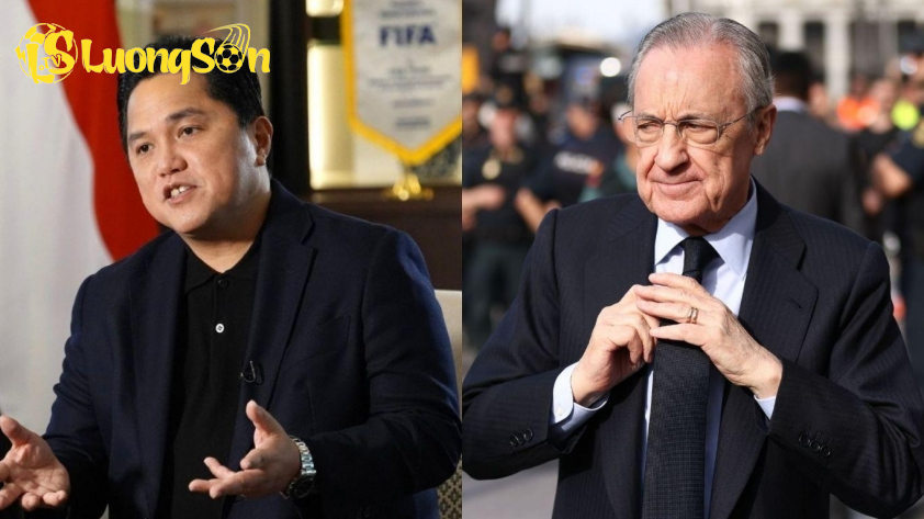 Chủ tịch PSSI Thohir được ví giống như Chủ tịch Real Madrid - Florentino Perez.